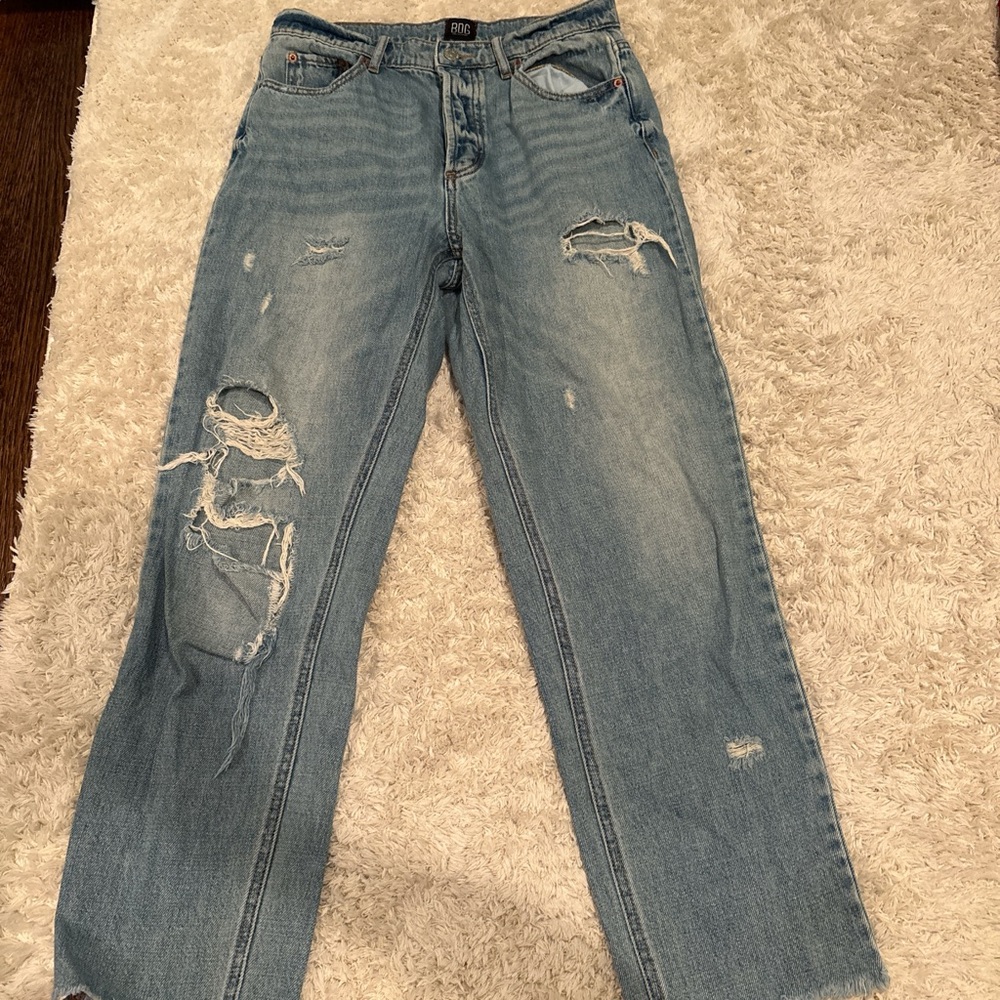BDG Light Blue Distressed Jeans